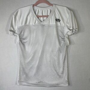 Two Pack Rawlings FJPR1 Adult Small Mesh Practice Football Jersey's White & Red